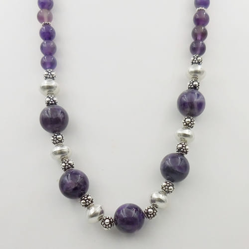 DKC-1134 Necklace, Amethyst $250 at Hunter Wolff Gallery
